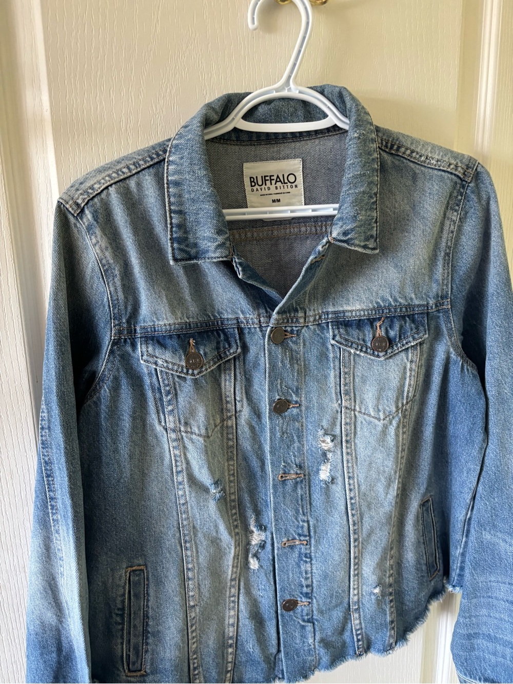 Buffalo David Bitton Medium Light Blue Denim Jacket